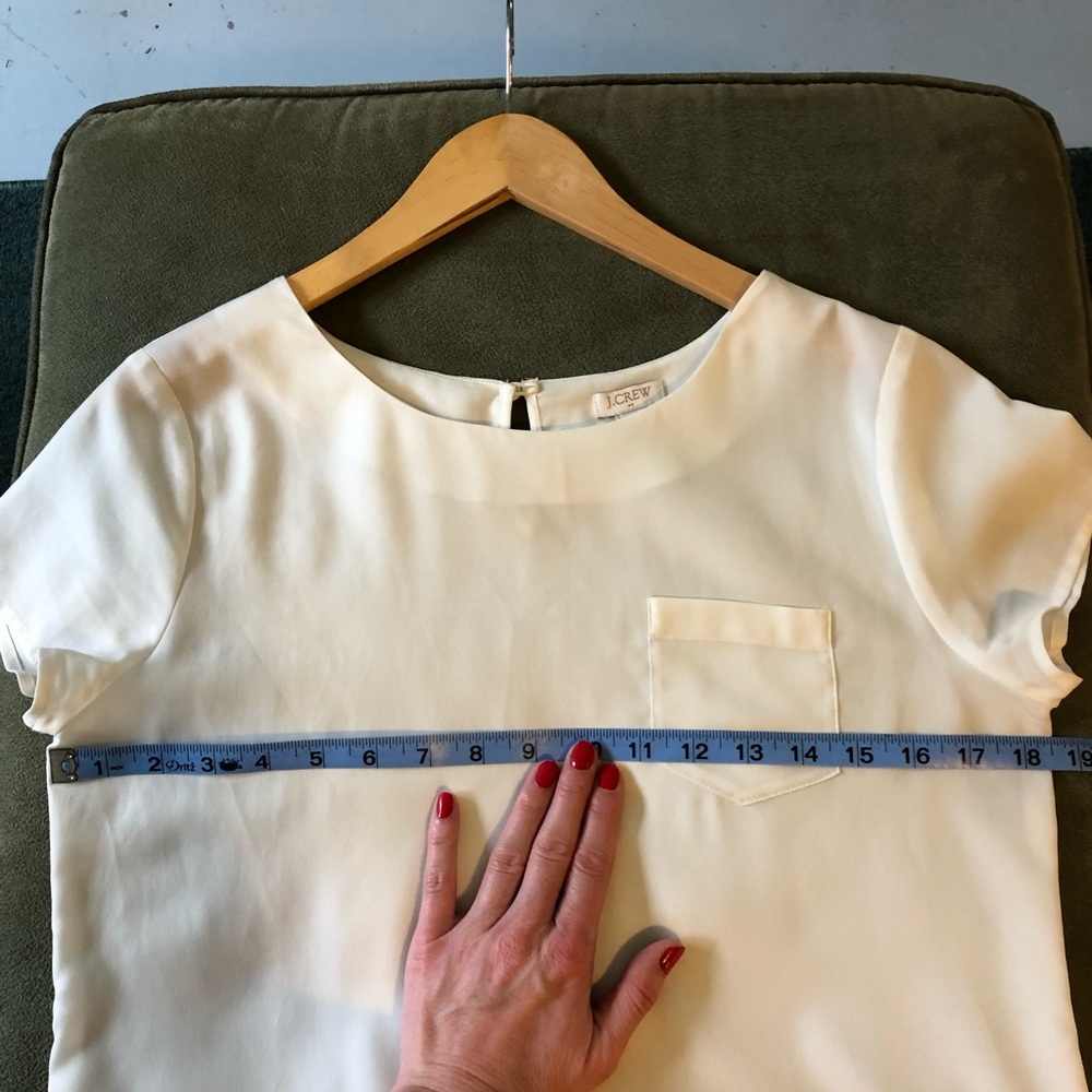 J. Crew- High-Low Style Blouse - Picture 3 of 5
